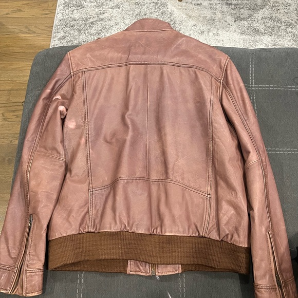 Xelement brown 100% leather motorcycle jacket - Picture 2 of 5